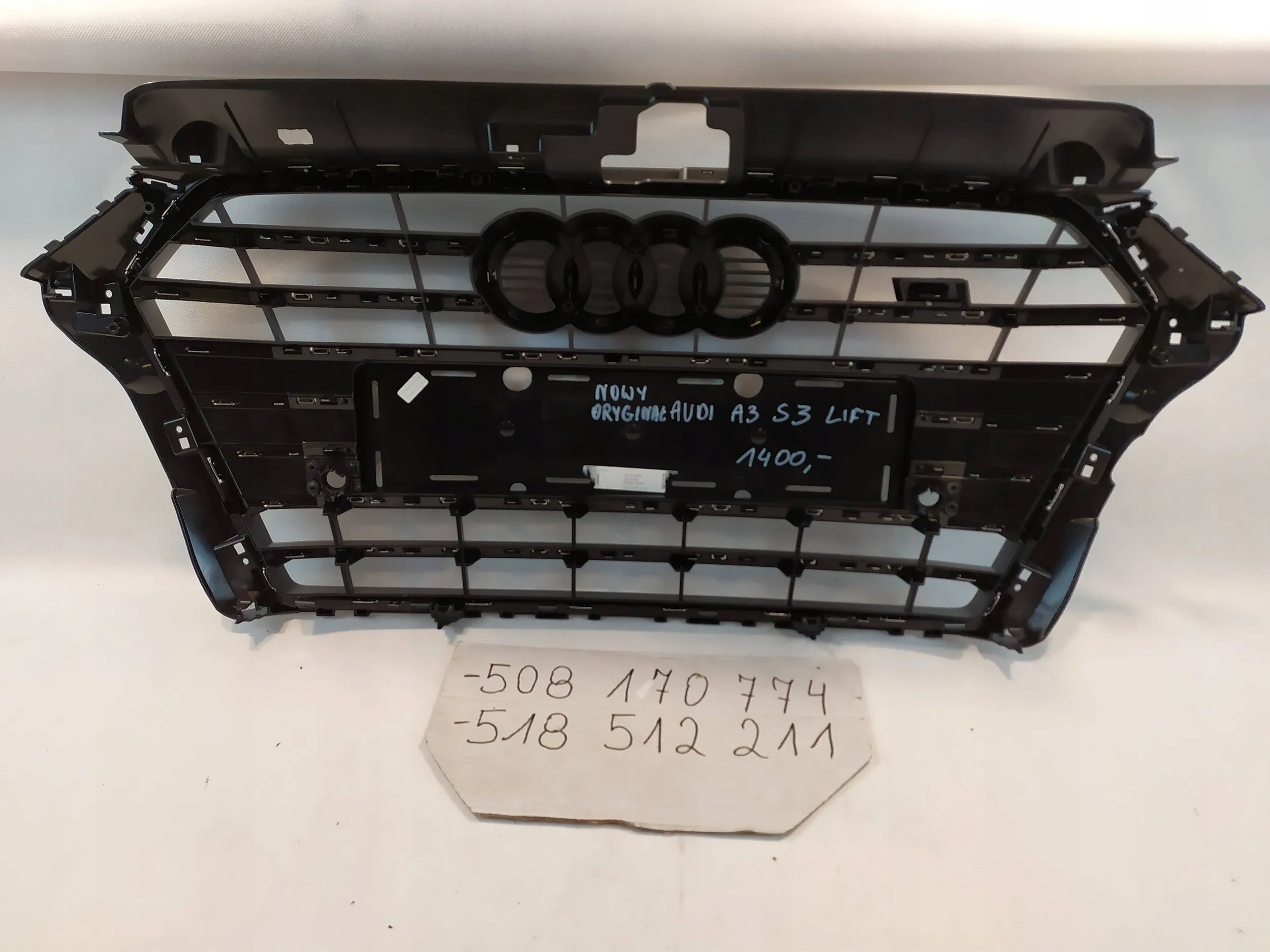 Kühlergrill Audi A3 S3 FRONTGRILL 8V3853651AC Kühlergitter