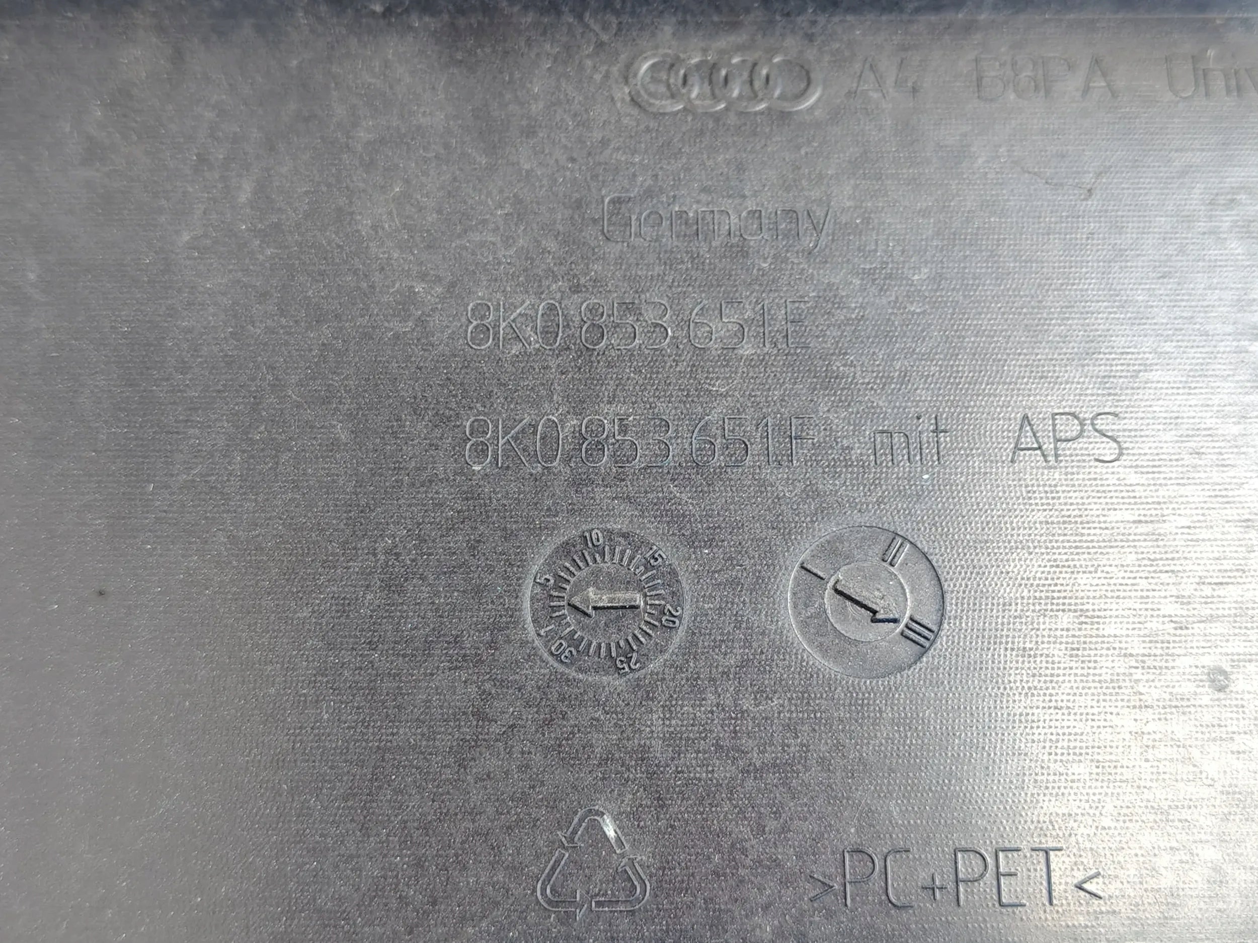 Kühlergrill Audi A4 B8 FRONTGRILL 8K0853651F8 Kühlergitter