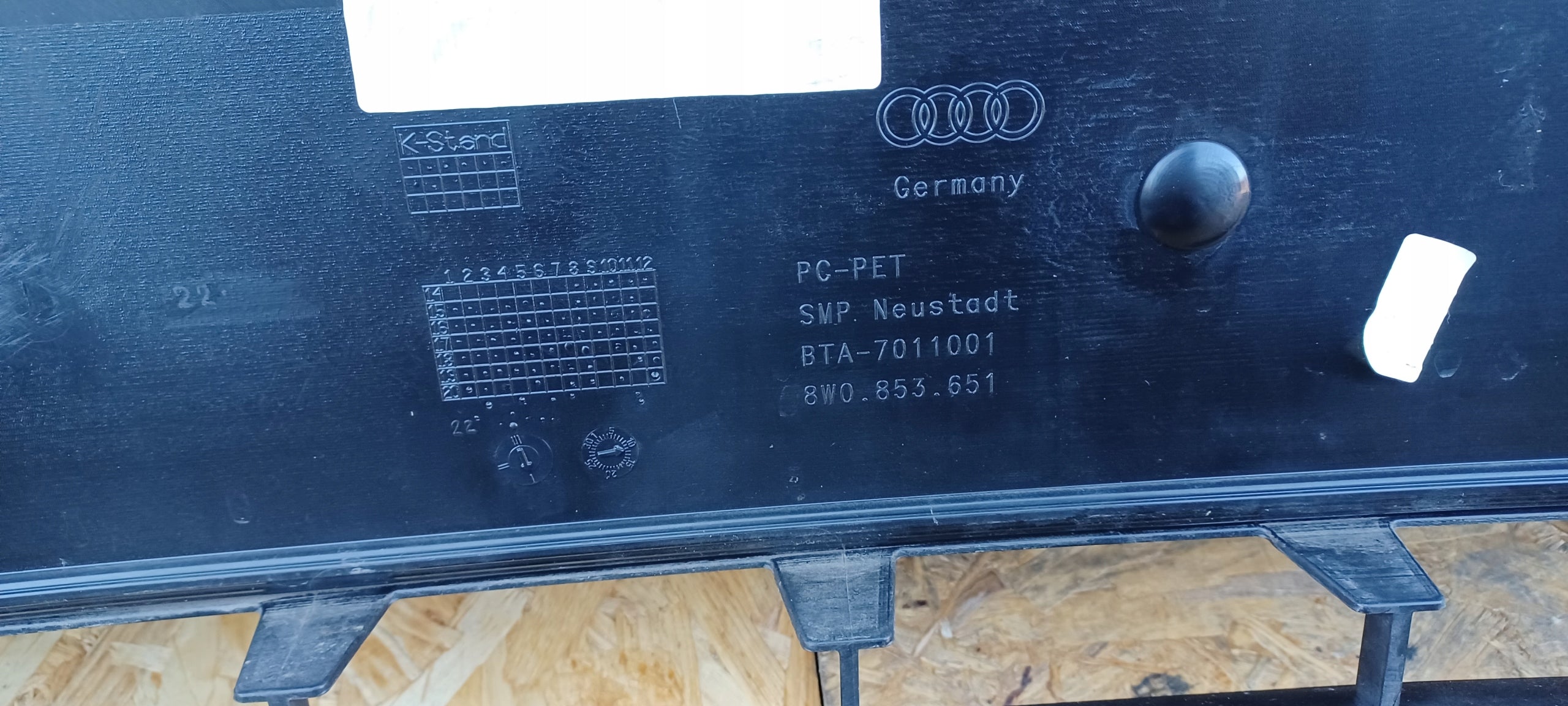 Kühlergrill Audi A4 B9 8W FRONTGRILL 8W0853651 Kühlergitter