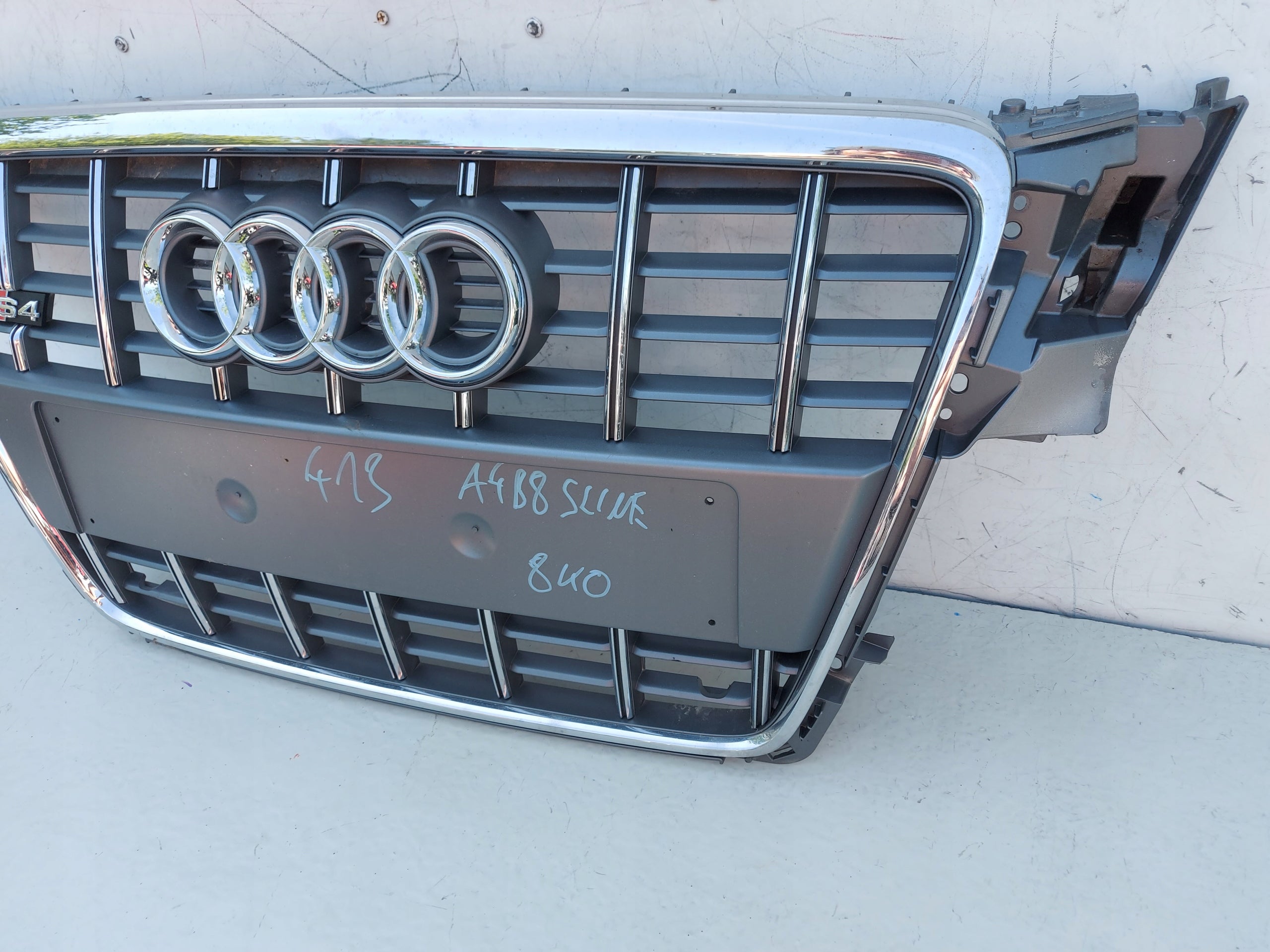 Kühlergrill Audi S4 A4 B8 FRONTGRILL 8k0853651bk Kühlergitter