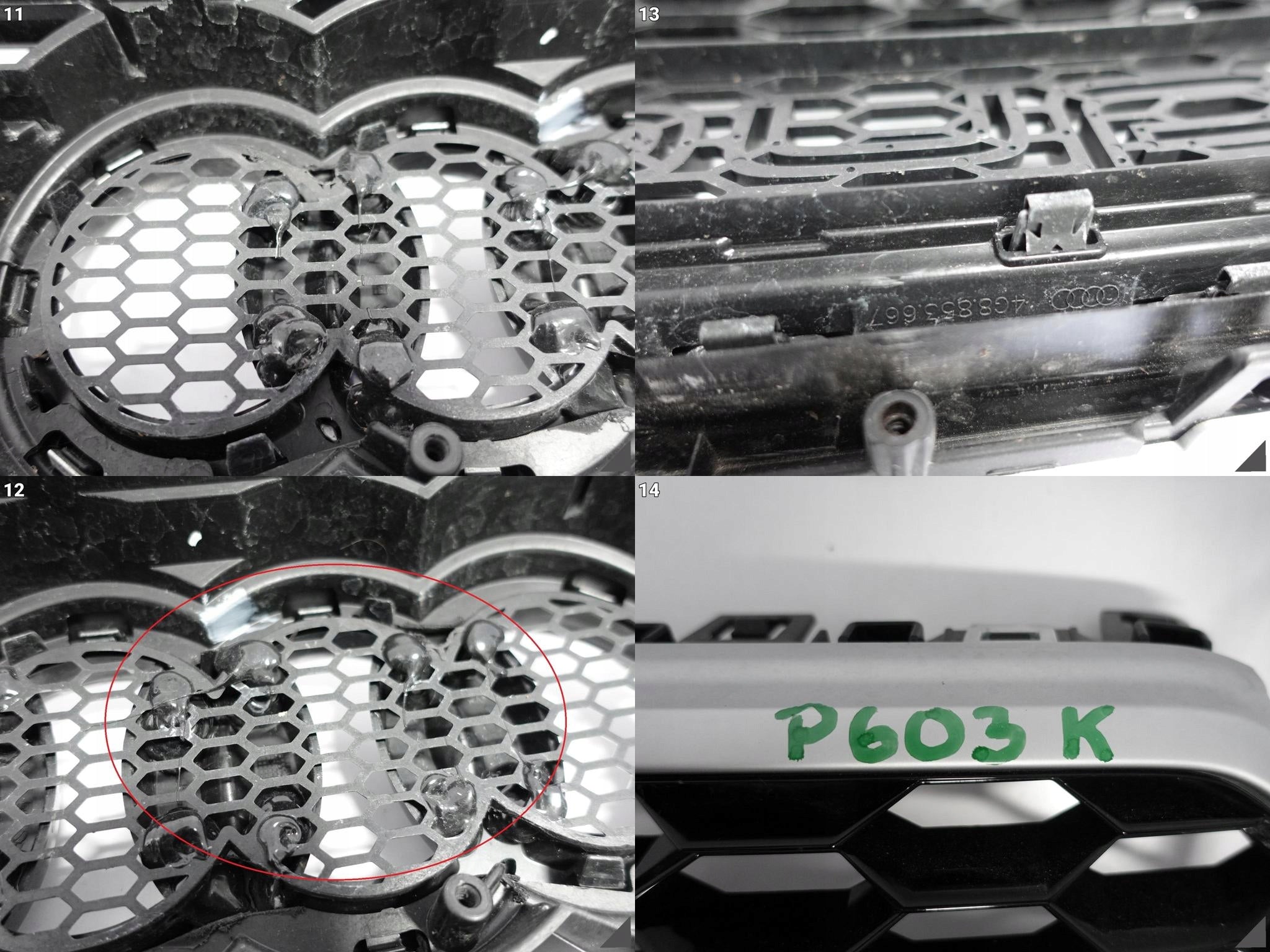 Kühlergrill Audi 4G8 RS7 FRONTGRILL 4G8853653E4 Kühlergitter