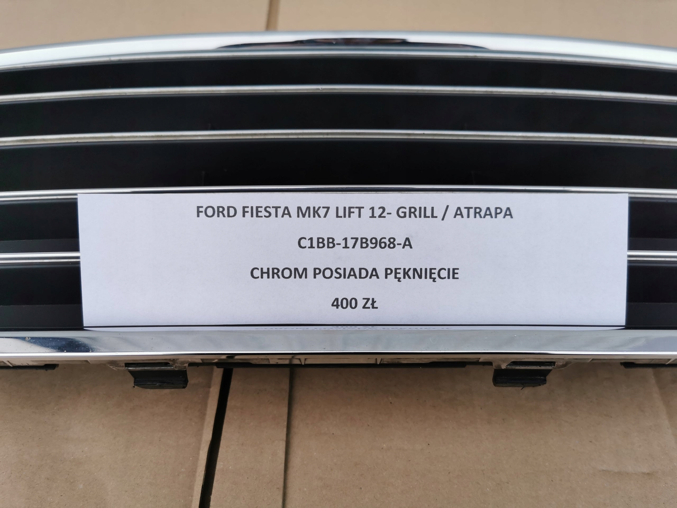 Kühlergrill Ford FIESTA 1 2 FRONTGRILL C1BB17B968A Kühlergitter