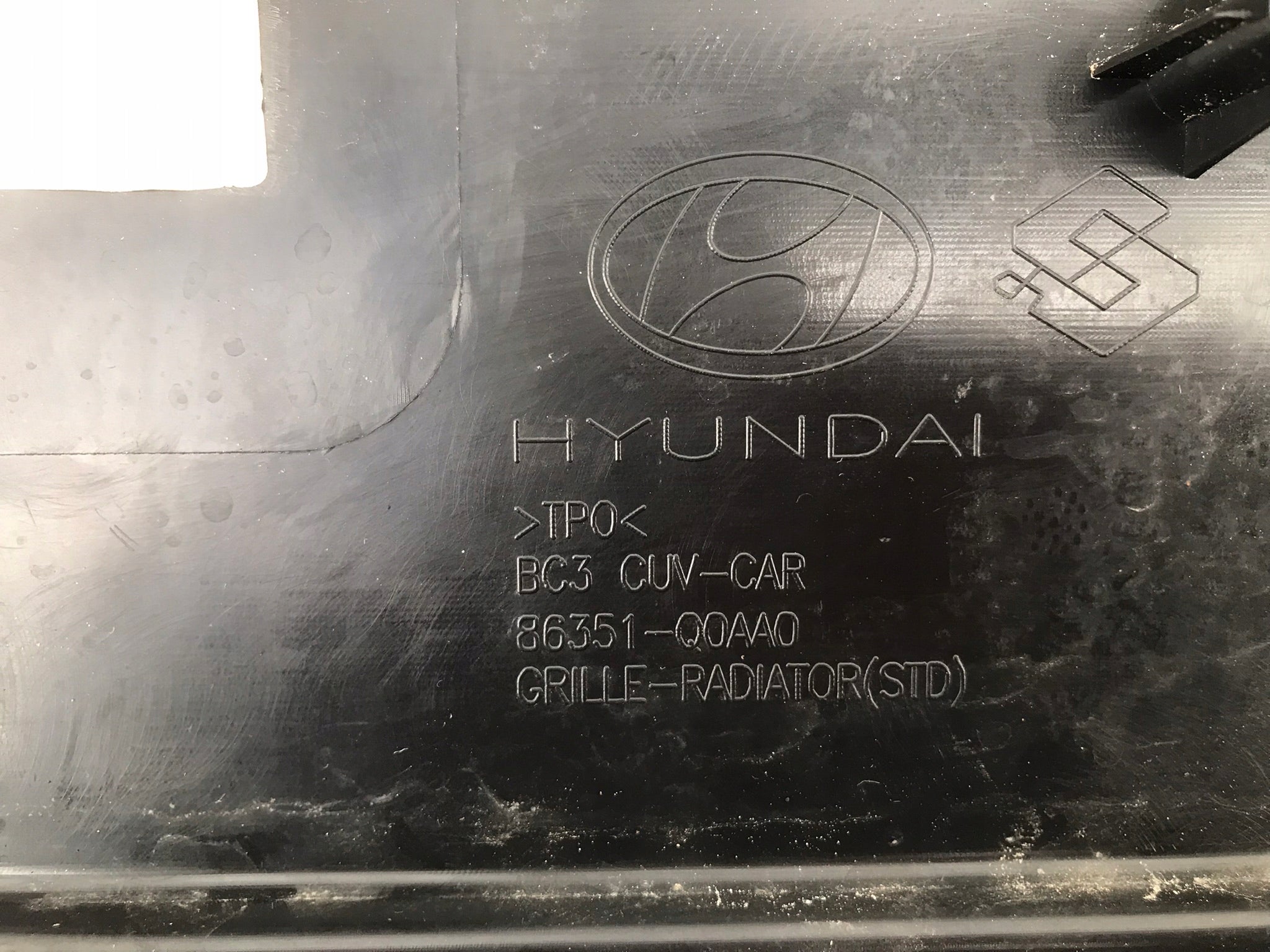 Kühlergrill Hyundai I BAYON FRONTGRILL 86351Q0AA0 Kühlergitter