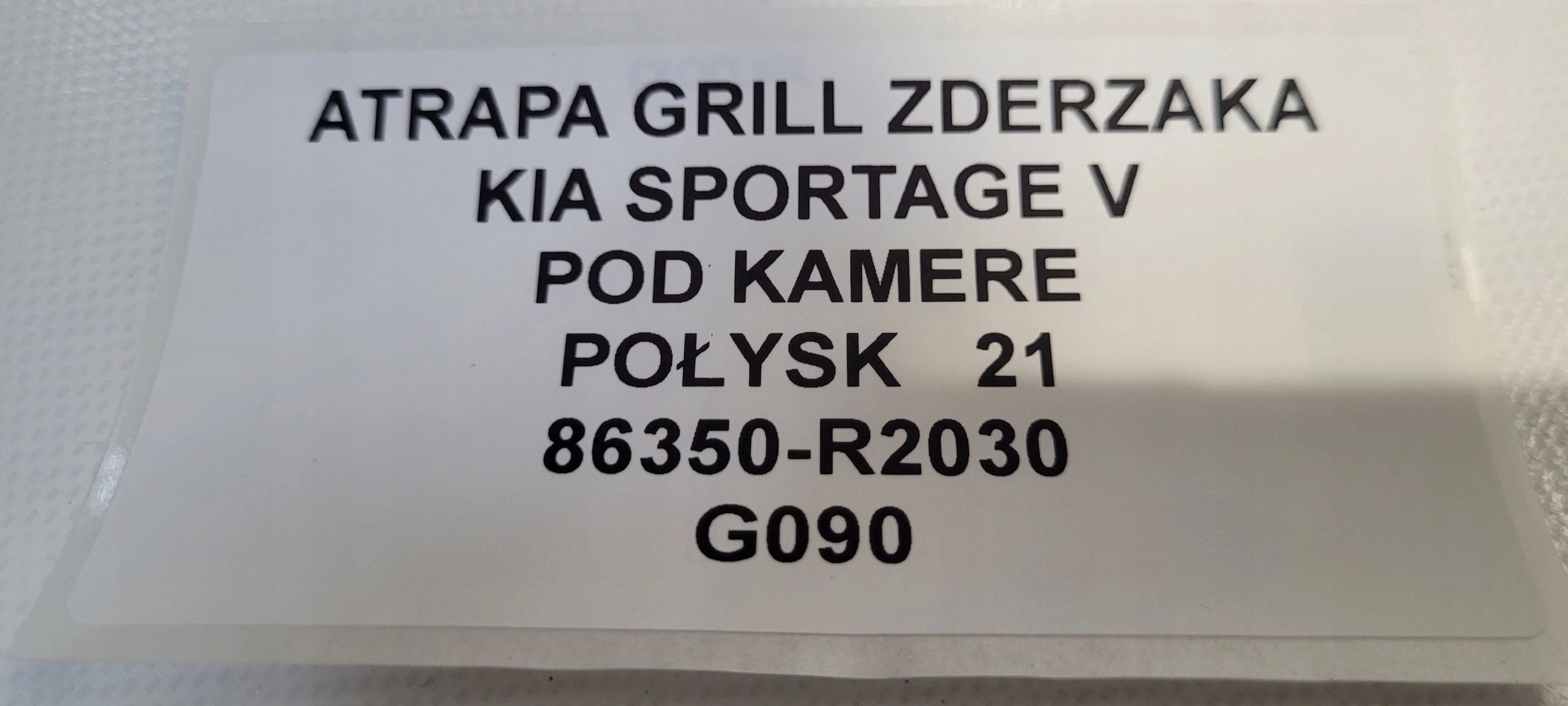 Kühlergrill Kia DE SPORTAGE FRONTGRILL 86350R2030 Kühlergitter