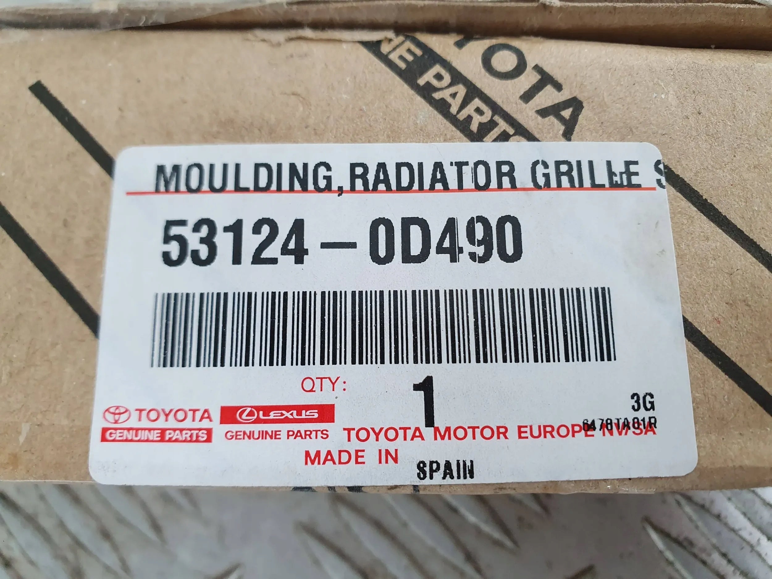 Kühlergrill Toyota CHR E YARIS I FRONTGRILL 531230D370 Kühlergitter