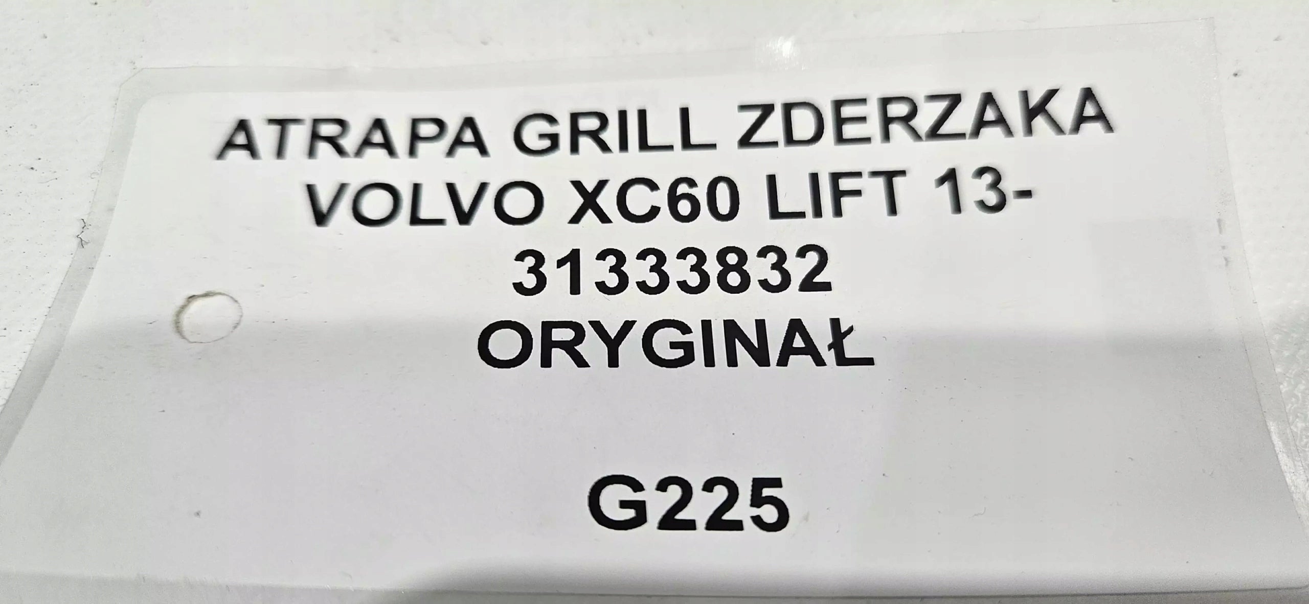 Kühlergrill Volvo XC60 FRONTGRILL 31333832 Kühlergitter